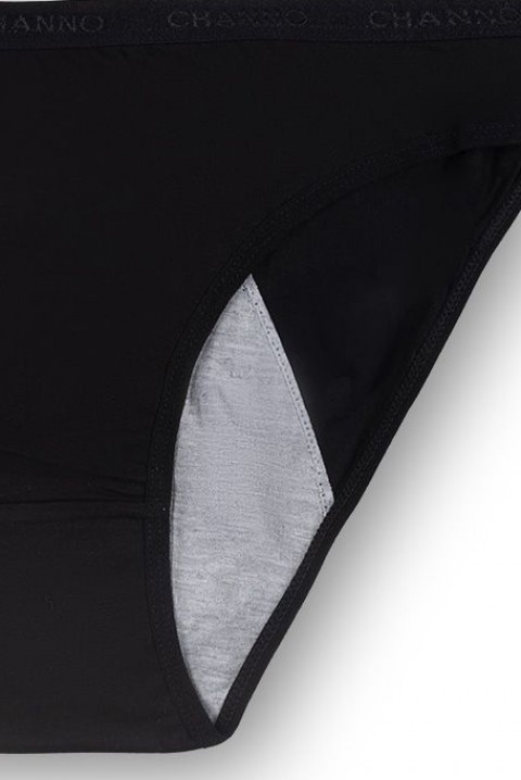 Менструални гаќички MASITA BLACK, Боја: црна, IVET.MK - Твојата онлајн продавница