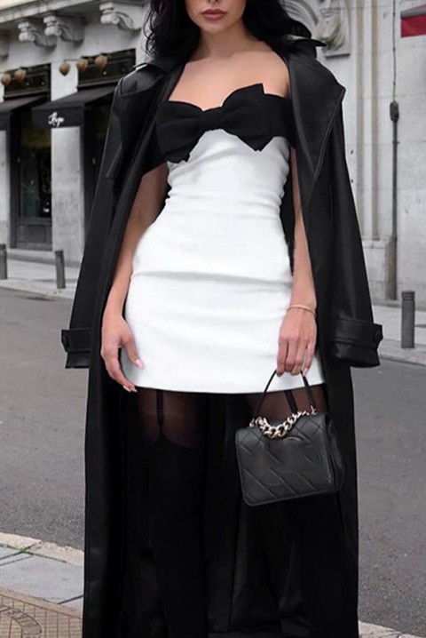Фустан MONENSA, Боја: бела, IVET.MK - Твојата онлајн продавница