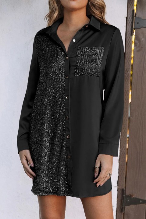 Фустан KROMSEDA BLACK, Боја: црна, IVET.MK - Твојата онлајн продавница