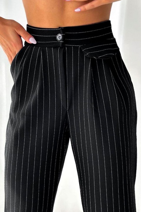 Панталони LOMISA BLACK, Боја: црна, IVET.MK - Твојата онлајн продавница