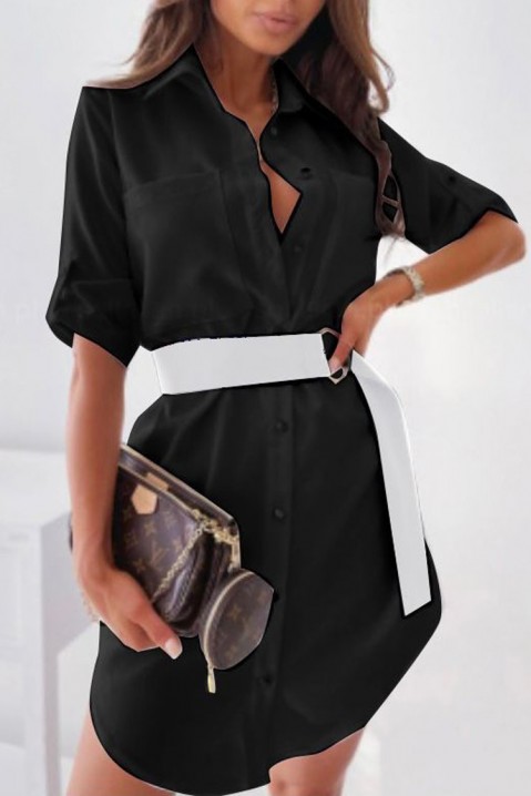 Фустан BODERSLA BLACK, Боја: црна, IVET.MK - Твојата онлајн продавница