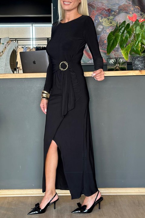 Фустан NIROSELMA, Боја: црна, IVET.MK - Твојата онлајн продавница