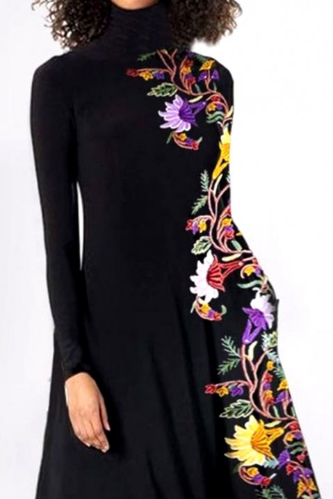 Фустан MATELSA, Боја: црна, IVET.MK - Твојата онлајн продавница