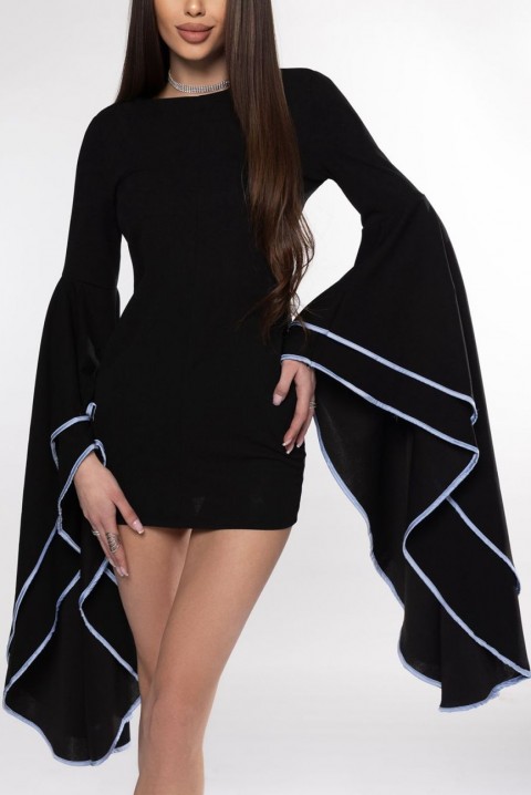 Фустан MERENDA BLACK, Боја: црна, IVET.MK - Твојата онлајн продавница