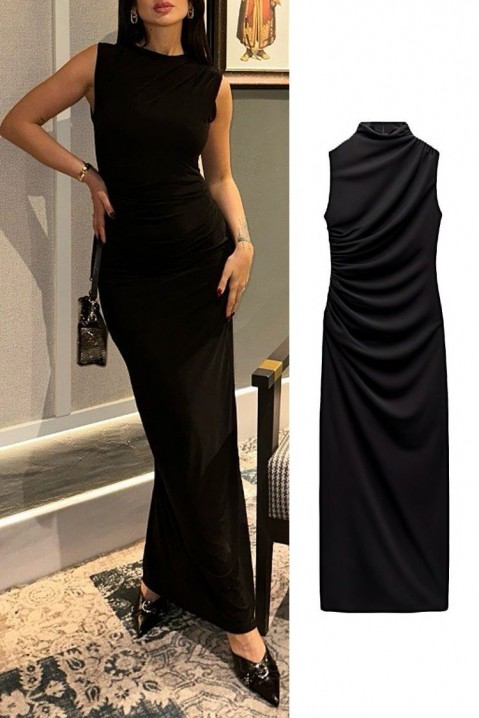 Фустан BOANITA BLACK, Боја: црна, IVET.MK - Твојата онлајн продавница