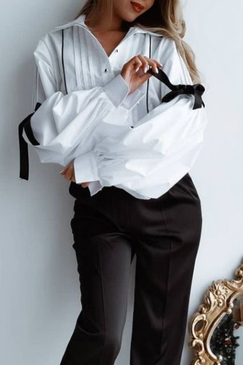 Женска кошула ROMELDISA, Боја: бела, IVET.MK - Твојата онлајн продавница