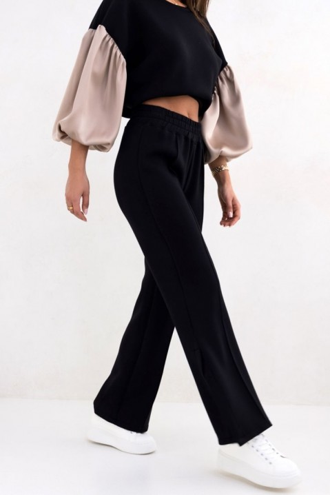 Панталони PELINETA BLACK, Боја: црна, IVET.MK - Твојата онлајн продавница