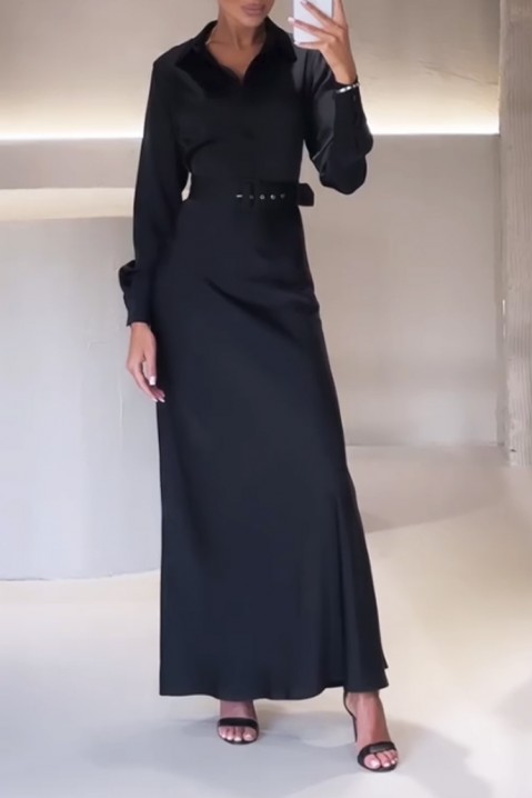Фустан MILONESA BLACK, Боја: црна, IVET.MK - Твојата онлајн продавница