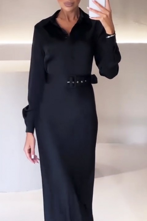Фустан MILONESA BLACK, Боја: црна, IVET.MK - Твојата онлајн продавница