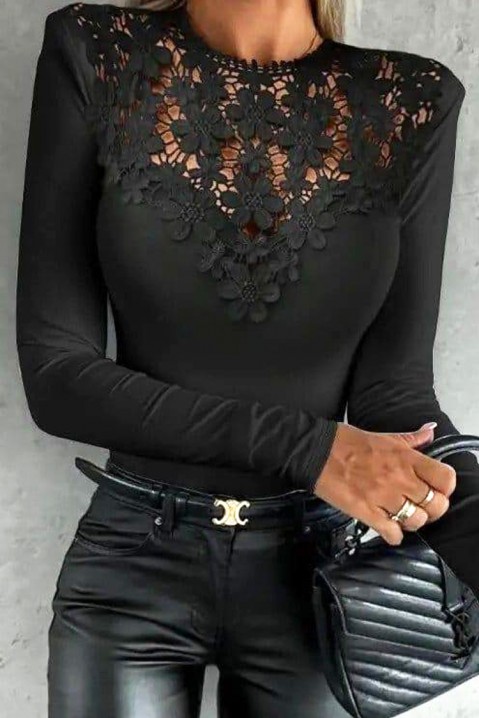 Женска блуза BALMORDA, Боја: црна, IVET.MK - Твојата онлајн продавница