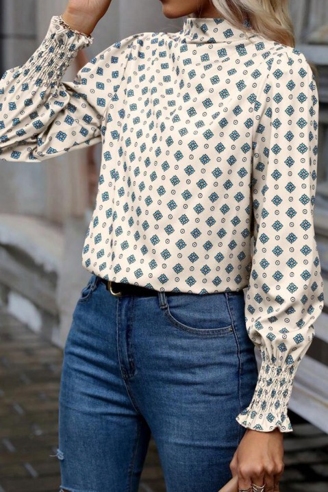 Женска блуза LISOLDA ECRU, Боја: екру, IVET.MK - Твојата онлајн продавница