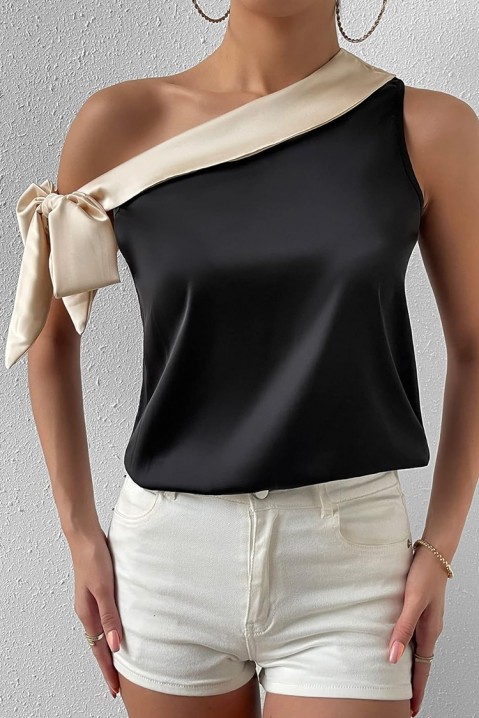 Женска блуза BASELDORA, Боја: црна, IVET.MK - Твојата онлајн продавница