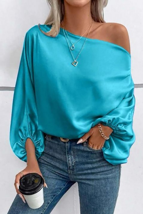 Женска блуза PEROLMEDA SKY, Боја: светлосина, IVET.MK - Твојата онлајн продавница