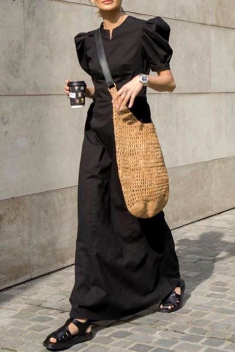 Фустан LONGETA, Боја: црна, IVET.MK - Твојата онлајн продавница