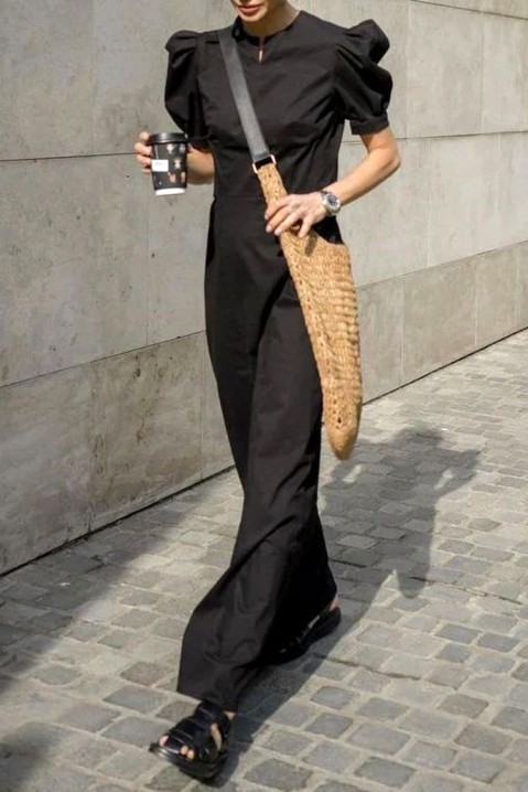 Фустан LONGETA, Боја: црна, IVET.MK - Твојата онлајн продавница