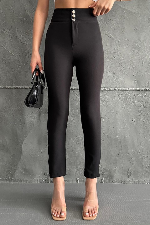 Панталони HOMERDA BLACK, Боја: црна, IVET.MK - Твојата онлајн продавница