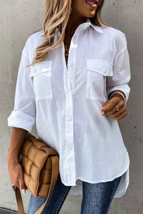 Женска кошула TENTAVA WHITE, Боја: бела, IVET.MK - Твојата онлајн продавница