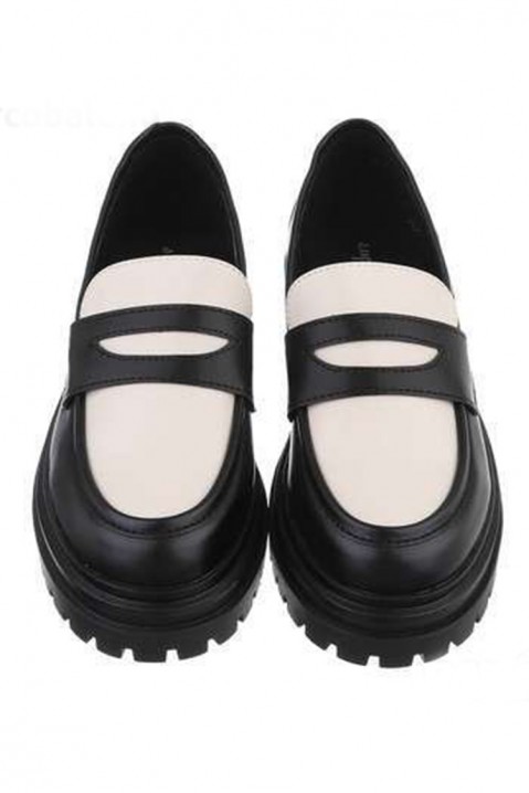 Женски чевли ROLENDA, Боја: црна и екру, IVET.MK - Твојата онлајн продавница