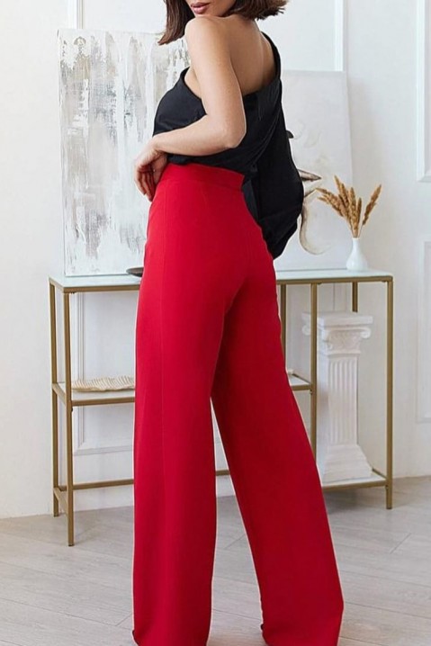 Панталони ZARMELA RED, Боја: црвена, IVET.MK - Твојата онлајн продавница