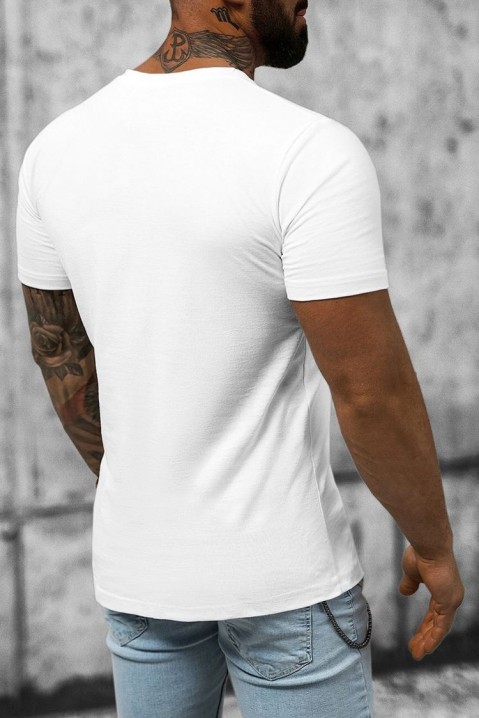 Машка маица SELION, Боја: бела, IVET.MK - Твојата онлајн продавница