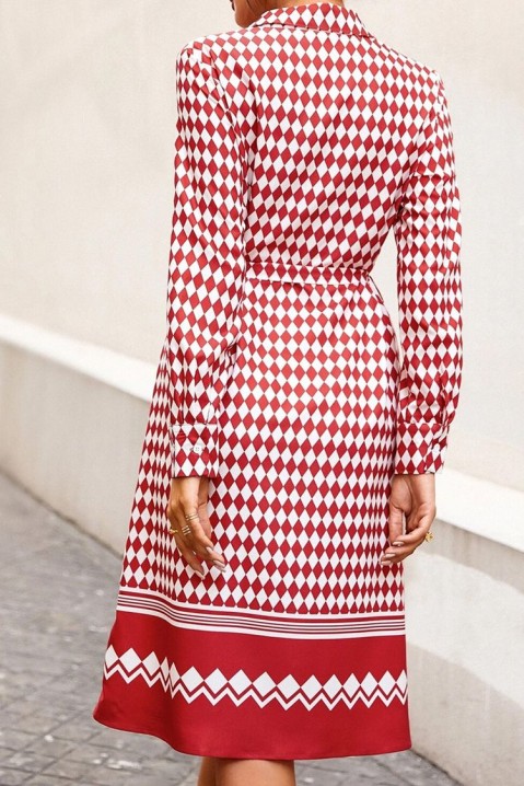 Фустан LOREOLA RED, Боја: црвена, IVET.MK - Твојата онлајн продавница
