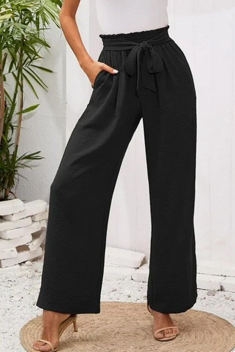 Панталони STELERA BLACK, Боја: црна, IVET.MK - Твојата онлајн продавница