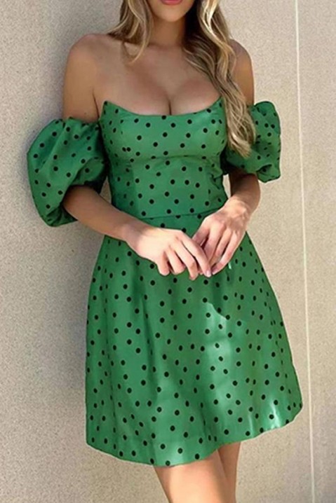 Фустан BOMBETA GREEN, Боја: зелена, IVET.MK - Твојата онлајн продавница