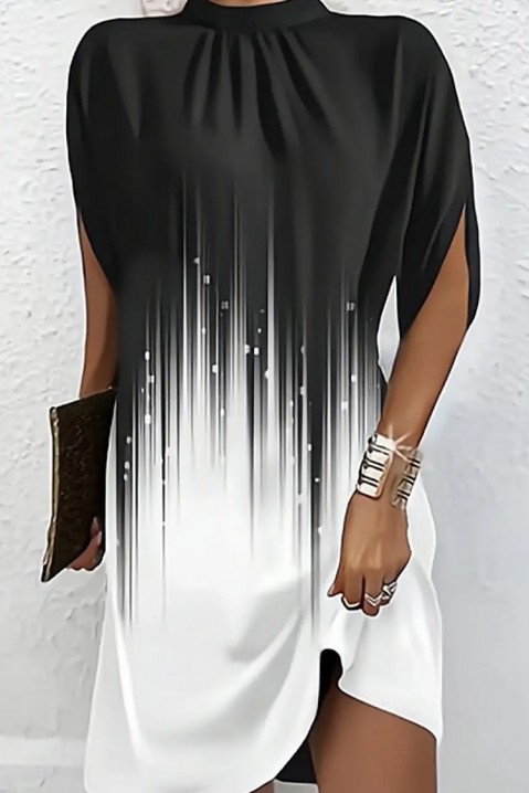 Фустан ENZOLDA, Боја: црна и бела, IVET.MK - Твојата онлајн продавница