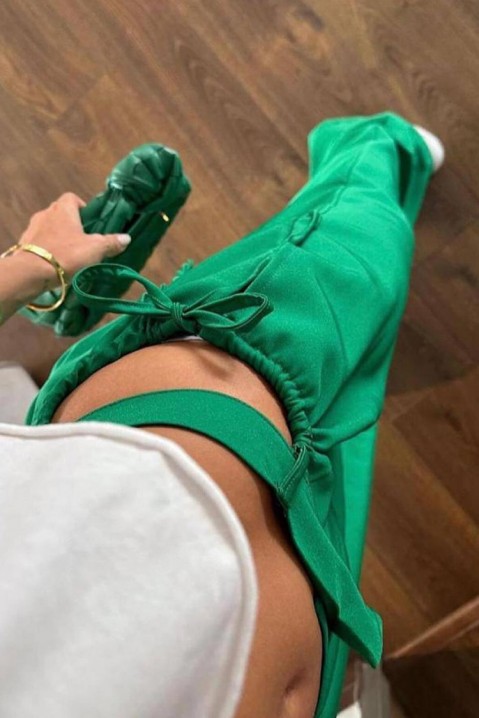 Панталони VALOMDA GREEN, Боја: зелена, IVET.MK - Твојата онлајн продавница