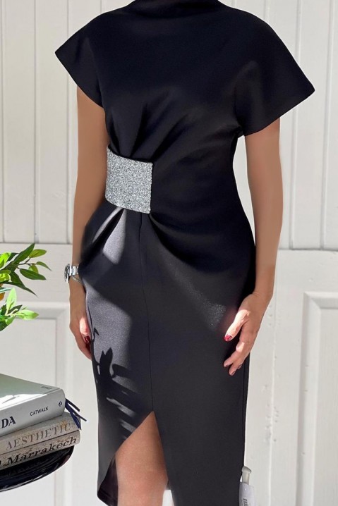 Фустан FIMERLA BLACK, Боја: црна, IVET.MK - Твојата онлајн продавница
