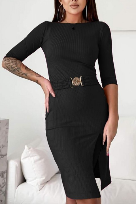 Фустан LOTINDA BLACK, Боја: црна, IVET.MK - Твојата онлајн продавница
