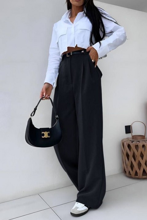 Панталони LORONGA BLACK, Боја: црна, IVET.MK - Твојата онлајн продавница