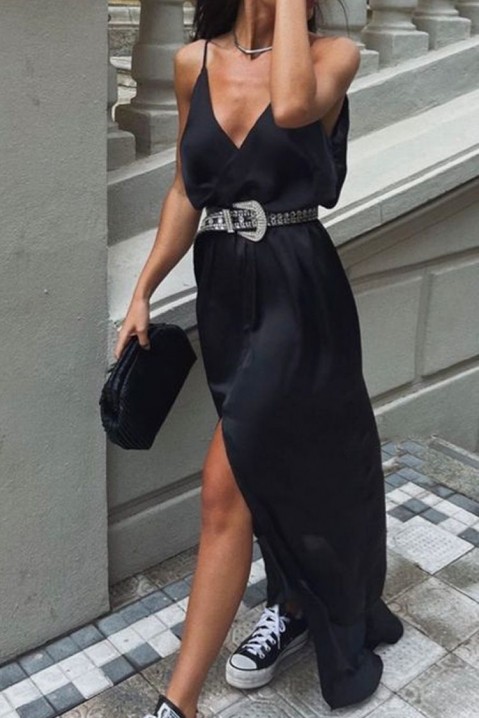Фустан STELIDA, Боја: црна, IVET.MK - Твојата онлајн продавница