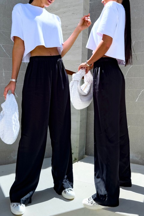 Панталони RONGELSA BLACK, Боја: црна, IVET.MK - Твојата онлајн продавница