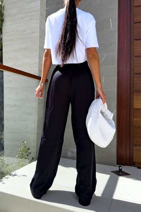Панталони RONGELSA BLACK, Боја: црна, IVET.MK - Твојата онлајн продавница