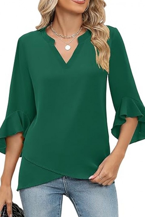 Женска блуза PENTERA GREEN, Боја: зелена, IVET.MK - Твојата онлајн продавница