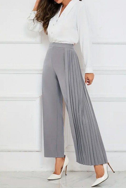 Панталони ACELORA GREY, Боја: сива, IVET.MK - Твојата онлајн продавница