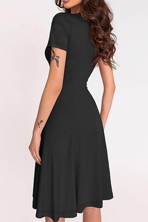 Фустан MOLETINA BLACK, Боја: црна, IVET.MK - Твојата онлајн продавница