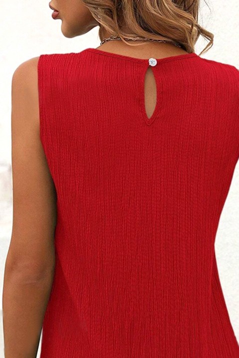 Фустан FULPELDA RED, Боја: црвена, IVET.MK - Твојата онлајн продавница