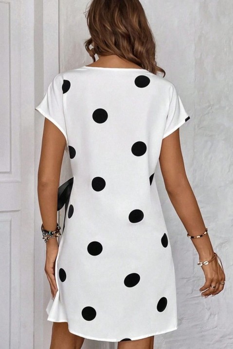Фустан TOKSARA WHITE, Боја: бела, IVET.MK - Твојата онлајн продавница
