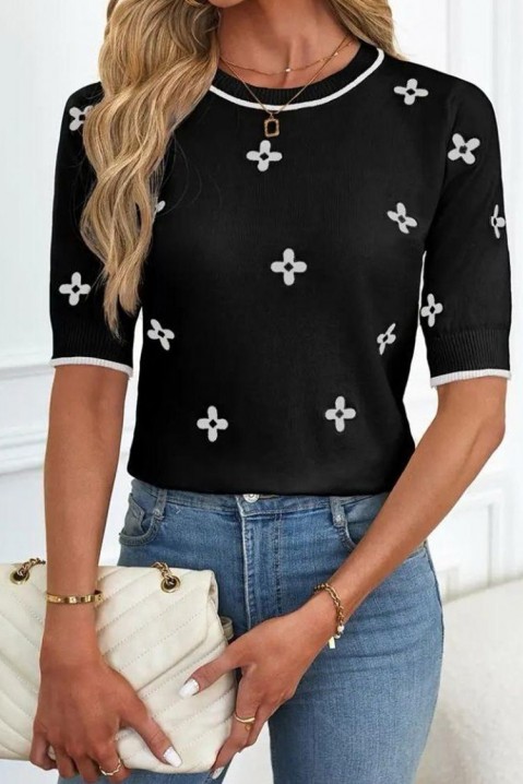 Женска блуза STELORA BLACK, Боја: црна, IVET.MK - Твојата онлајн продавница