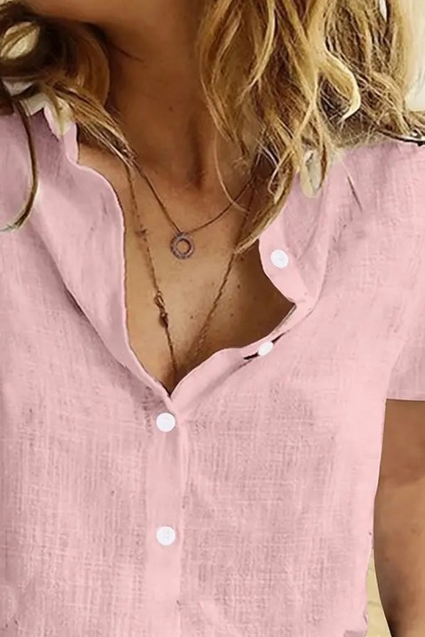 Женска кошула VOLELSA PINK, Боја: розова, IVET.MK - Твојата онлајн продавница