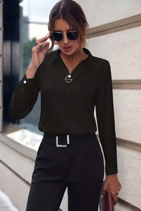 Женска кошула LENALDA BLACK, Боја: црна, IVET.MK - Твојата онлајн продавница