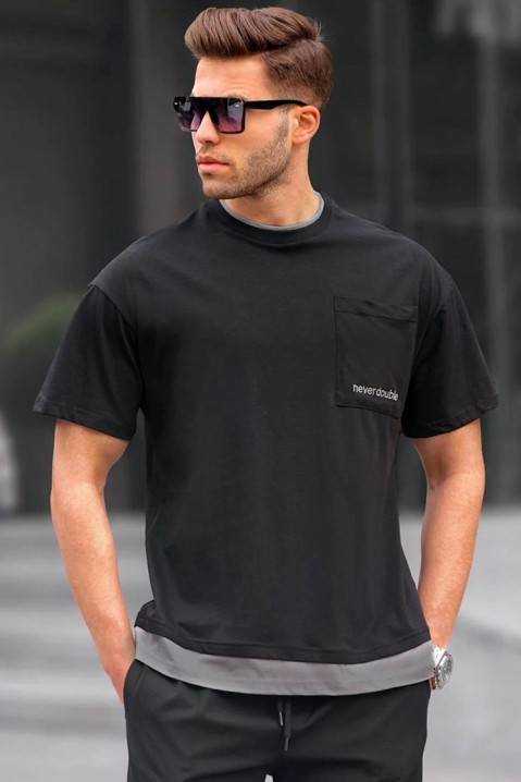 Машка маица KRISANO BLACK, Боја: црна, IVET.MK - Твојата онлајн продавница