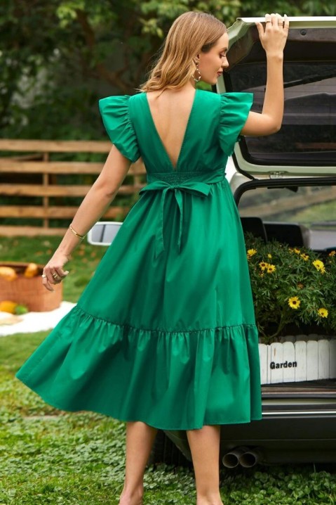 Фустан за трудници BENTIDA, Боја: зелена, IVET.MK - Твојата онлајн продавница