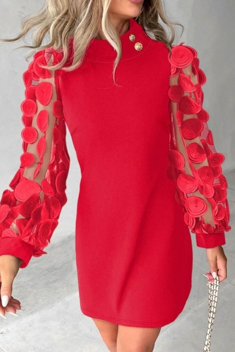 Фустан RINGOLA RED, Боја: црвена, IVET.MK - Твојата онлајн продавница
