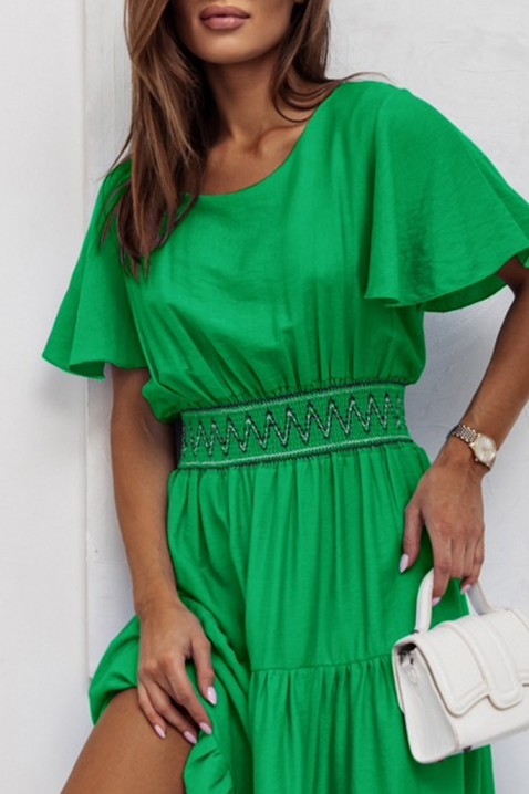 Фустан DELISELA GREEN, Боја: зелена, IVET.MK - Твојата онлајн продавница