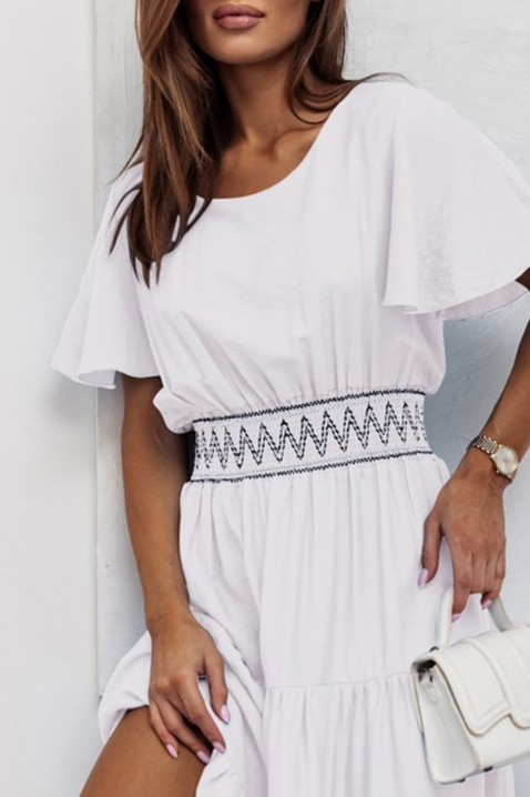 Фустан DELISELA WHITE, Боја: бела, IVET.MK - Твојата онлајн продавница