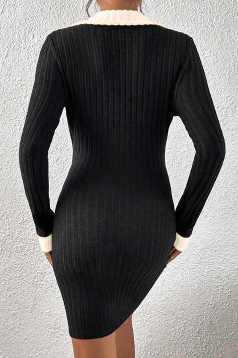Фустан KOMELSA, Боја: црна, IVET.MK - Твојата онлајн продавница