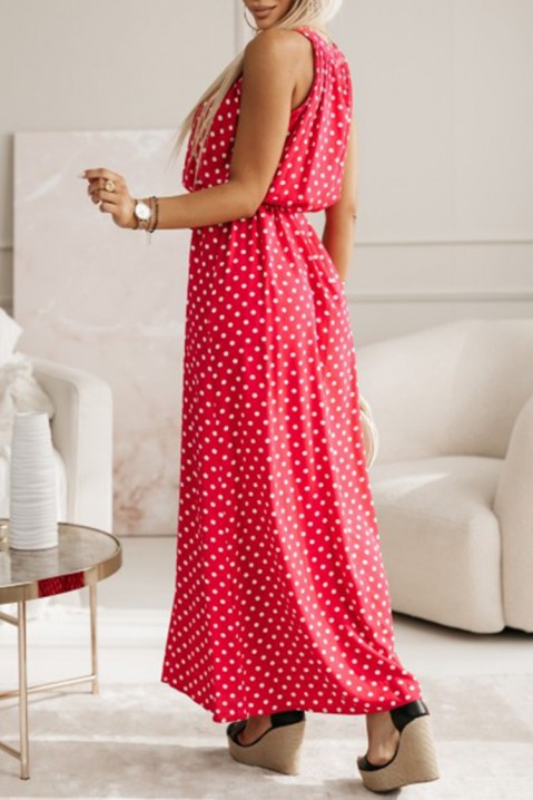 Фустан BIOLFEDA RED, Боја: црвена, IVET.MK - Твојата онлајн продавница